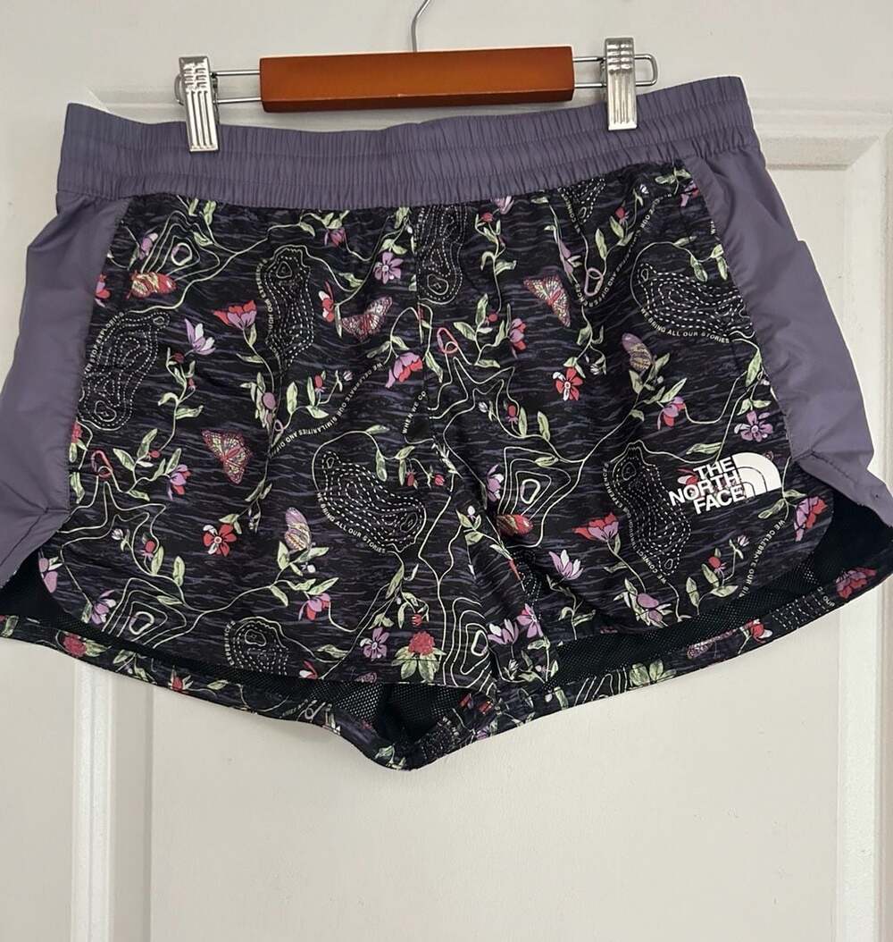 The North Face Hydrenalite Women's Size M Floral Athletic Shorts